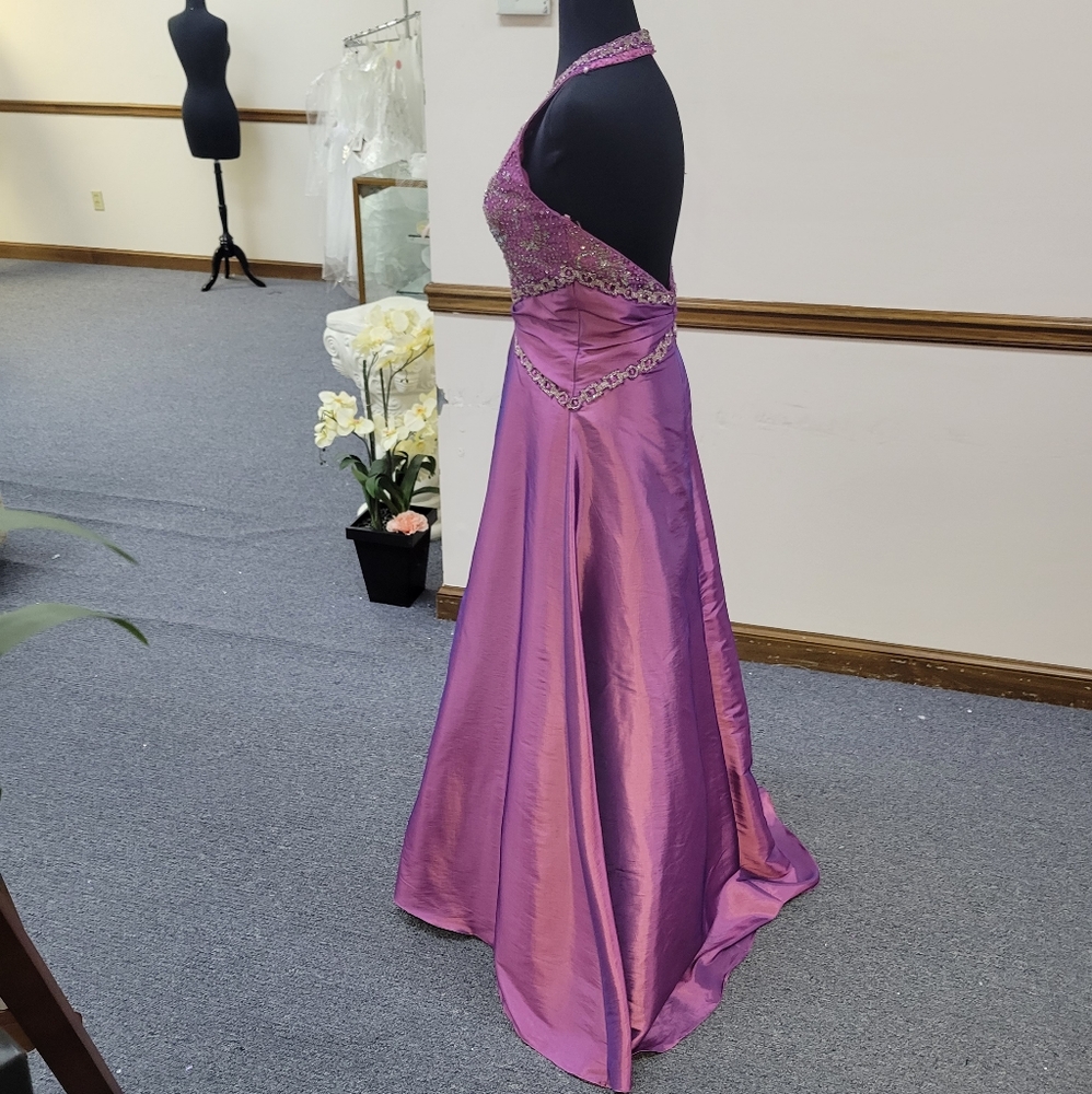 CASSANDRA STONE AMETHYST DRESS - Picture 6 of 13